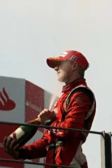 Images Dated 13th September 2009: GP2 Series: Championship winner Nico Hulkenberg ART Grand Prix celebrates on the podium