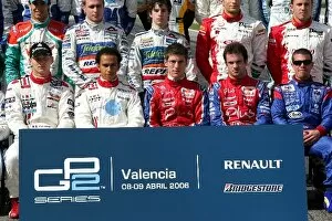 Images Dated 9th April 2006: GP2 Series: The GP2 Drivers line up for a photo