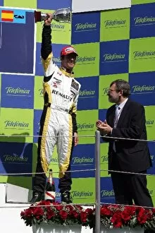 Images Dated 13th May 2007: GP2 Series: Lucas di Grassi ART Grand Prix on the podium