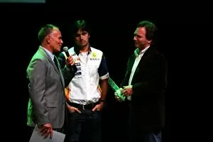GP2 Series: Peter Windsor Nelson Piquet Jr. and Christian Horner Red Bull Racing Team Principal at the GP2 Series