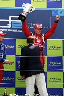 GP2 Series: Race winner Nico Hulkenberg ART Grand Prix celebrates on the podium