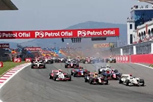 Gp Two Gallery: GP2 Series: The start of the race: GP2 Series, Rd 2, Race 2, Istanbul Park, Turkey
