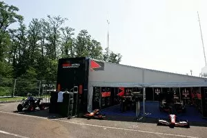 Images Dated 31st July 2008: GP2 Series: Trident Racing paddock area: GP2 Series, Rd 7, Preparations, Budapest, Hungary