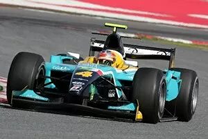 Images Dated 8th March 2007: GP2 Testing: Roldan Rodriguez Minardi Piquet Sports