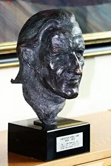 Brdc Gallery: Graham Hill Bust Returned to BRDC: The bust of Graham Hill was returned to the BRDC after being