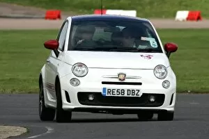 Images Dated 9th September 2009: Grand Prix Shootout: Alex Waters Driver Candidate with Robbie Kerr Driver Coach in the FIAT 500