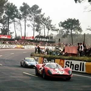 1960s Le Mans Gallery: Guichet / Muller leads Vinatier jr / Bianchi: 1967 LE MANS 24 HOURS