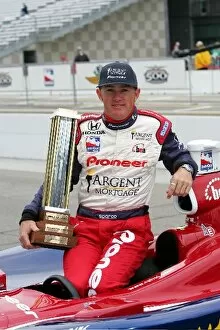 Images Dated 17th May 2004: Indy Racing League: Buddy Rice wins the pole for the Indianapolis 500