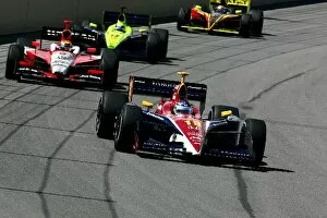 Images Dated 22nd August 2005: Indy Racing League: Eighth placed Danica Patrick Rahal Letterman Racing Panoz Honda leads race