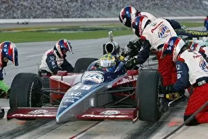 Pitstop Gallery: Indy Racing League: Fourth placed Kenny Brack Rahal Racing Dallara Honda makes a pit stop