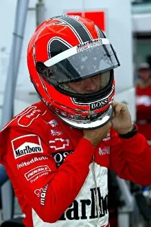 Images Dated 3rd March 2002: Indy Racing League: Helio Castroneves qualifies in the second spot for the Miami GP