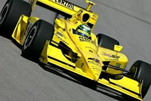 Images Dated 21st August 2005: Indy Racing League: Tomas Scheckter qualifies eighth for the Honda Indy 225