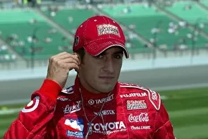 Images Dated 7th July 2003: Indy Racing League: Tomas Scheckter Target Chip Ganassi Racing G-Force Toyota prepares to qualify