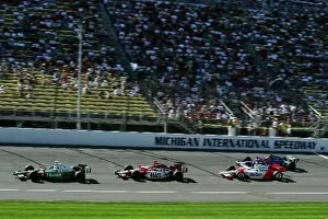 Images Dated 31st July 2005: Indy Racing League: Tony Kanaan, Dan Wheldon, Sam Hornish Jr