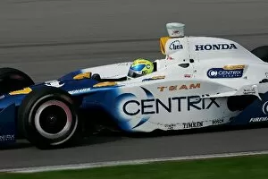 Images Dated 28th August 2004: Indy Racing League: Vitor Meira qualified ninth for the Firestone Indy 225, Nazareth Speedway