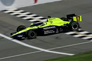 Images Dated 30th July 2005: Indy Racing League: Vitor Meira qualifies ninth for the Firestone Indy 400