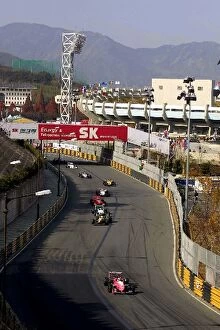 Images Dated 25th November 2001: International Formula Three: Jonathan Cochet leads at the Re-Start