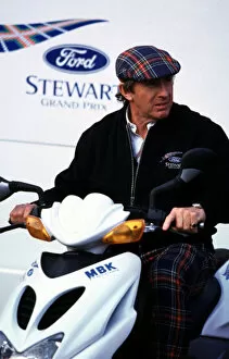 Jackie Stewart, Stewart Ford Belgian Grand Prix, 1998 Photo: LAT