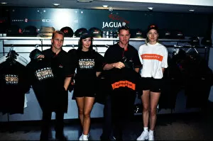 Images Dated 20th April 2021: Jaguar Clothing Launch - Harrods. London, England. 19th April 2000
