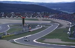 Images Dated 14th May 2021: Jason Watt leads Nick Heidfeld International F3000, Nurburgring, Germany