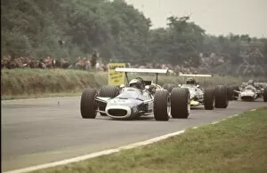 Jean-Pierre Beltoise leads Jochen Rindt and Piers Courage British Grand Prix