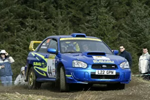 Images Dated 25th April 2004: Jennie-Lee Hermansson 2004 British Rally Championship Pirelli Rally. Gateshead, England
