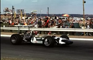 Jo Siffert, Lotus 49B, Fourth South African Grand Prix, Kyalami, 27 Feb-1 Mar 69 World LAT Photographic Tel