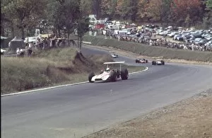 Jack Brabham (2nd April 1926 - 19th May 2014) Collection: John Surtees leads Brabham Rodriguez and Stewart: Canadian Grand Prix, Mont-Tremblant