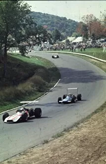 Images Dated 19th May 2014: John Surtees leads Jackie Stewart and Jack Brabham: Canadian Grand Prix, Mont-Tremblant