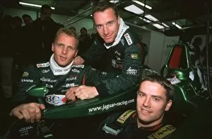 Images Dated 11th April 2000: Johnny Herbert, Eddie Irvine and Michael Owen