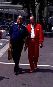 Images Dated 29th May 2021: Ken Tyrrell and Ron Dennis Photo: LAT