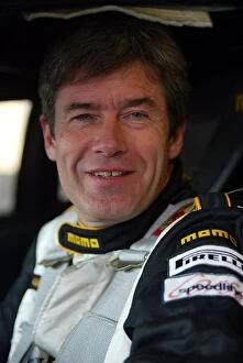 Images Dated 6th May 2002: Lamborghini GTR Supertrophy: TV personality Tiff Needell Reiter Engineering was the winner of race 1