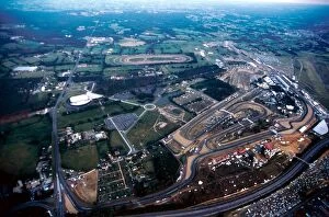 Overhead Collection: Le Mans 24 Hour Race: An aerial view of the legendary Le Mans circuit