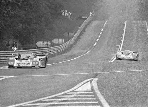 Images Dated 23rd November 2006: Le Mans 24 Hours: 2nd place finishers Hans-Joachim Stuck / Klaus Ludwig / Derek Bell Porsche 962C