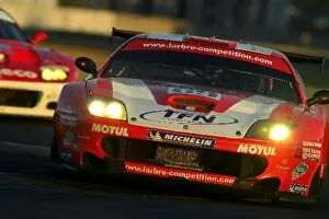 Images Dated 15th June 2004: Le Mans 24 Hours: Christophe Bouchut / Patrice Goueslard / Olivier Dupard Larbre Competition