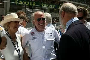 Images Dated 13th June 2009: Le Mans 24 Hours: HRH Prince Michael of Kent, right, meets David Richard