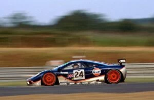 Images Dated 2nd February 2010: Le Mans 24 Hours: Mark Blundell GTC Gulf Racing McLaren F1 GTR