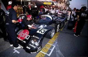 1990 Collection: Le Mans 24 Hours: Tiff Needell / David Sears / Anthony Reid Alpha Racing Team Porsche 962C
