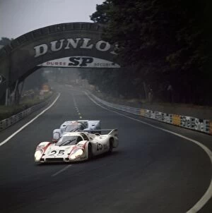 Panel 5 Collection: Le Mans, France. 13-14 June 1970: Vic Elford / Kurt Ahrens, Porsche 917LH, retired