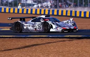 Images Dated 23rd October 2001: Le Mans: Race winner Allan McNish Porsche 911 GT1-98