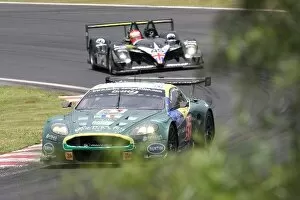 Images Dated 12th November 2007: Le Mans Series: Gregor Fisken / Steve Zacchia / Fernando Rees / Roland Berville Aston Martin