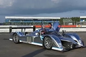Images Dated 14th September 2008: Le Mans Series: Nicolas Minassian with the Peugeot 908 HY hybrid