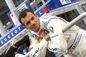 Images Dated 12th November 2007: Le Mans Series: Stephane Sarrazin Team Peugeot Total