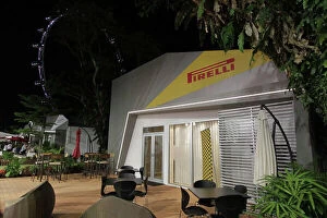 Images Dated 19th September 2013: Marina Bay Circuit, Singapore. Thursday 19th September 2013. THe Pirelli hospitality area in