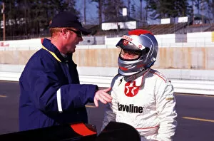 Images Dated 29th May 2021: Mario Andretti Panoz LMP test Panoz driver Johnny O Connell