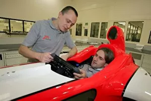 Images Dated 18th November 2005: Markus Winkelhock Seat Fitting: Markus Winkelhock has a seat fitting
