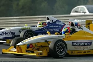 Images Dated 7th September 2003: Maximilian Goetz (GER), Mucke Motorsport, overtakes Atila Abreu (BRA), Team Rosberg