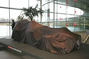 McLaren Mercedes MP4-24 Launch: The new car under covers