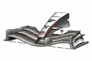 Nose Collection: McLaren MP4-19 2004 sidepod cooling development: MOTORSPORT IMAGES