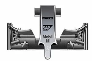 Images Dated 4th December 2018: McLaren MP4-29 nose and front wing: MOTORSPORT IMAGES: McLaren MP4-29 nose and front wing